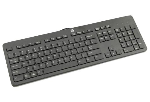 HP 803181-L31 USB QWERTY US International Keyboard - Black