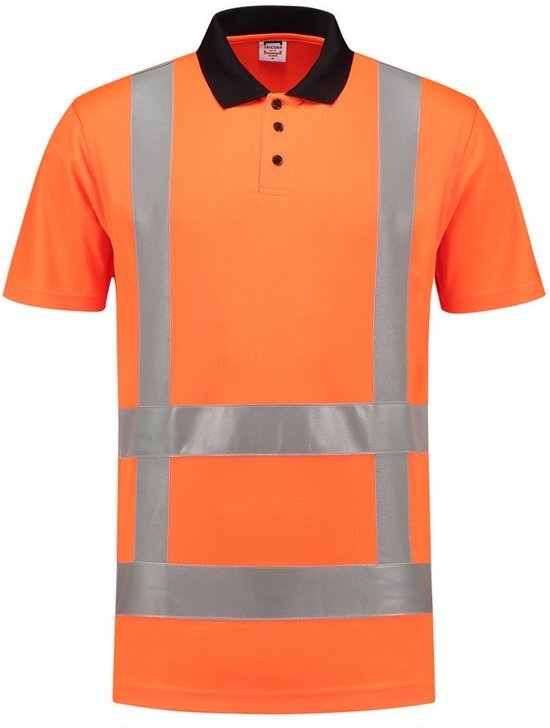 Tricorp polo RWS Birdseye - fluor oranje - 203006 - maat 3XL