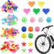 OEM EGoods - Kleurrijke Fietsspaken Decoraties voor Kinderfietsen | Reflectoren & Spaakclips Fietsaccessoires - Racefietsen, Mountainbikes, Kinderfietsen - 144 Stuks