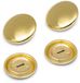 Prym Stofknopen zonder matrijs 23 mm Gouddor 4 stuks