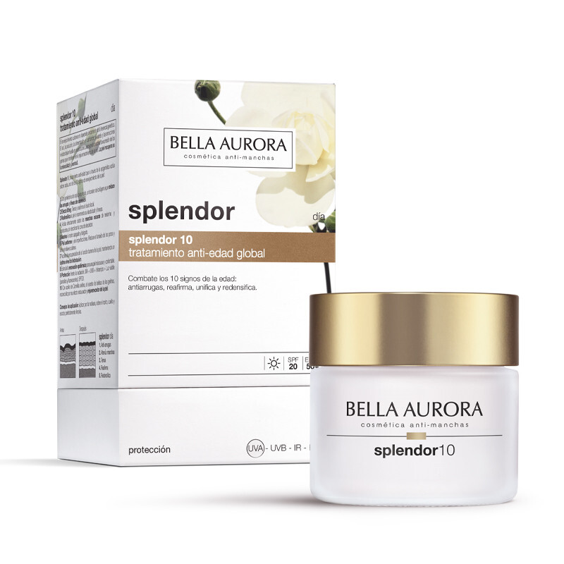 - Anti-Veroudering CrÃ¨me Splendor 10 Bella Aurora Spf 20 50 ml 50 ml / dames