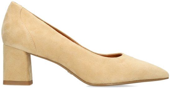 No Stress Dames Beige Suède Pumps Maat 37