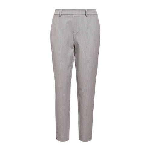OBJECT OBJLISA Straight Fit Trousers - Grey