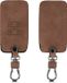 kwmobile Key Cover Compatible with Renault - Brown