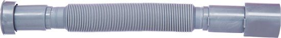 KIRCHHOFF ECO-SAVE tuyau de raccordement flexible, Gris, 1 1/2"BI x 40/50 mm, 370-830 mm