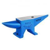 VEVOR Aambeeld, 40KG Aambeeld, 600 mm Lengte Aambeeld Gereedschap, Draagbaar Gietijzer Gesmeed Staal Smid Forge Aambeeld Tool, Gewicht Stalen Aambeeld Smid met Rond en Vierkant Gat, Bleu