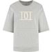 Deblon Lize Pull Manches Courtes Gris Chiné Taille : M