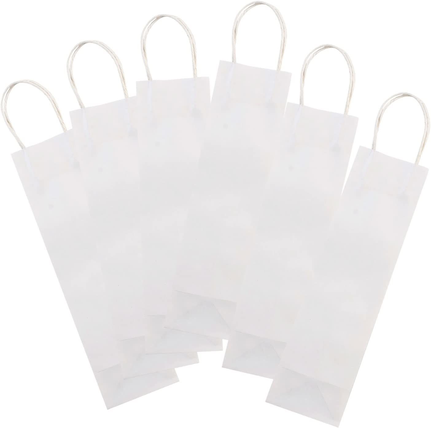 Folia papieren tas Wit 0,25 kg - Rechthoek - 6 stuks