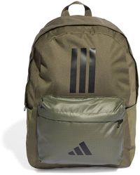 adidas Sportswear Classic Back-to-School 3-Stripes Rugzak - Unisex - Groen