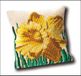 Thea Gouverneur Borduurpakket Kussen Narcis 40 x 40 cm