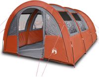 vidaXL Tunneltent 4-persoons waterdicht oranje