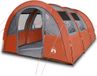vidaXL Tunneltent 4-persoons waterdicht oranje