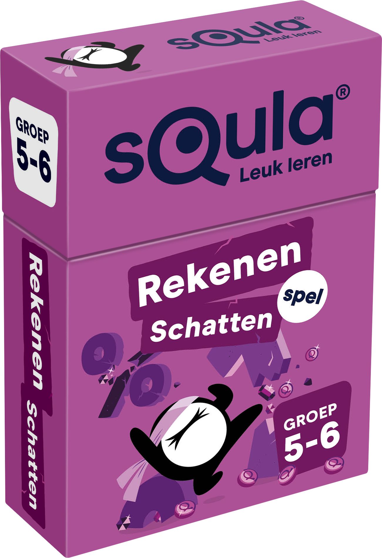 Squla - Rekenen Schatten Kaartspel - 8+ jaar - Nederlands