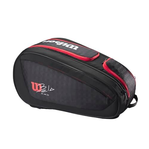 WILSON Bela Super Tour Padel Bag - Zwart/Rood