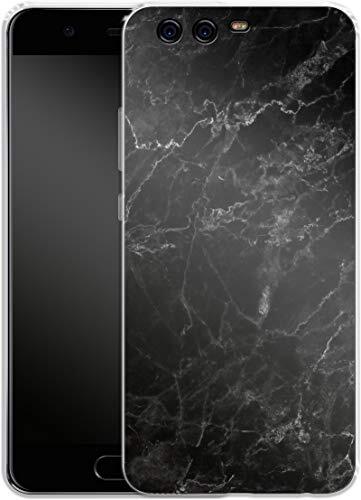 caseable caseable Huawei P10 telefoonhoes - siliconen beschermhoes - schokabsorberend en krasbestendig oppervlak - kleurrijk design - Midnight Marble - marmer