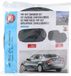 Pare-soleil de voiture 3 pièces universel 34 cm - Noir
