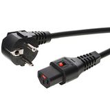Microconnect EL234S stroomkabel, 3 m, zwart