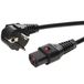 Microconnect EL234S stroomkabel, 3 m, zwart