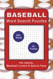 Baseball Word Search Puzzles for Adults