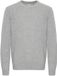 Solid Trui Dyllon2 Lichtgrijs Melange Katoen Lange Mouw Regular Fit Maat L