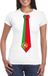 Bellatio Decorations Shoppartners Bv Wit t-shirt met Portugese vlag stropdas dames - Portugal supporter M