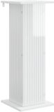 vidaXL Plantenstandaard Hoogglans Wit 30,5 x 30 x 80,5 cm Bewerkt Hout