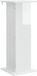 vidaXL Plantenstandaard Hoogglans Wit 30,5 x 30 x 80,5 cm Bewerkt Hout