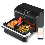 COSORI Dual Blaze TwinFry heteluchtfriteuse, 2 kamers, 10 liter, zwart