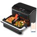 COSORI Dual Blaze TwinFry heteluchtfriteuse, 2 kamers, 10 liter, zwart
