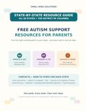 Free Autism Support Resources for Parents: A State-by-State Guide