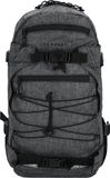 Forvert Melange Louis Backpack, Black Melange, OS