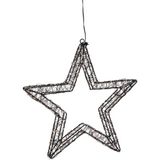 Home & Styling Collection kerstster met verlichting - warm wit (36 cm)