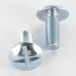 Vis Express Vis Poelier Tête Ronde Large Trl Fendue En Croix M10x20 Acier Zingué-100 Pièces