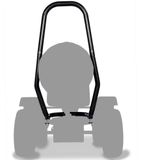 OEM Rolbeugel voor offroad gebruik, geschikt voor skelters, zwart, groot, van staal