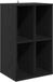 vidaXL Platenkast Zwart eiken 44,5 x 36,5 x 74,5 cm