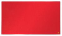 Nobo Impression Pro Widescreen Memobord - Vilten Prikbord - Whiteboard 710x400mm - Planner - Rood