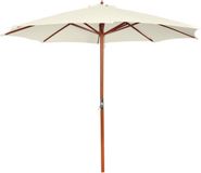 vidaXL Parasol 300x258 cm Zandwit