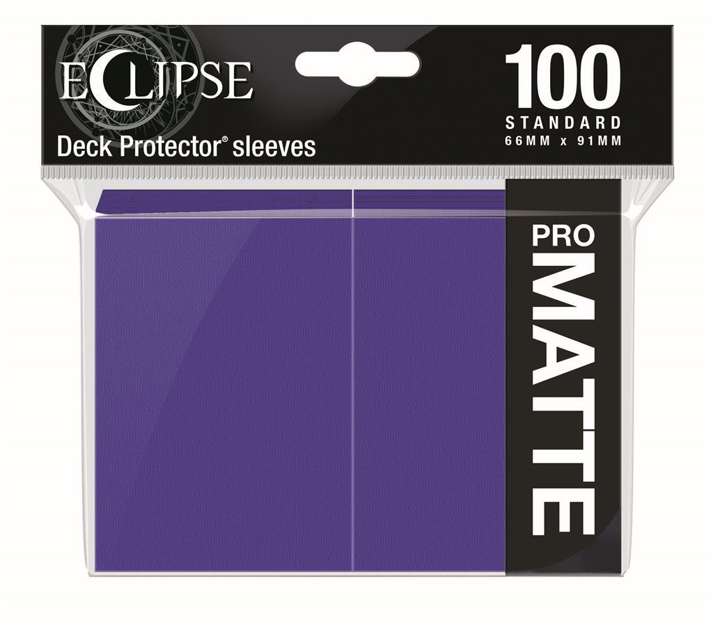 Ultra Pro E-15622 Eclipse Standaard Matte Sleeves 100 Pack-Royal Paars