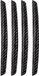 BZMD UG Protections de bord de porte de haute qualité - Protections de porte universelles en fibre de carbone pour voitures - S'adapte à la plupart des poignées de porte, portes et rétroviseurs - 4 pièces