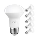 LVWIT LED Reflector E27 R63, 806 lm, warm wit 2700K, 8W vervangt 60W gloeilamp, mat (verpakking van 6)