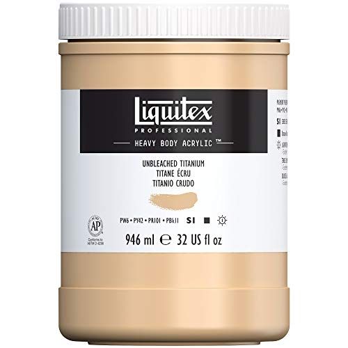Liquitex Professional Heavy Body Acrylfarbe - Ungebleichtes Titan - 946ml