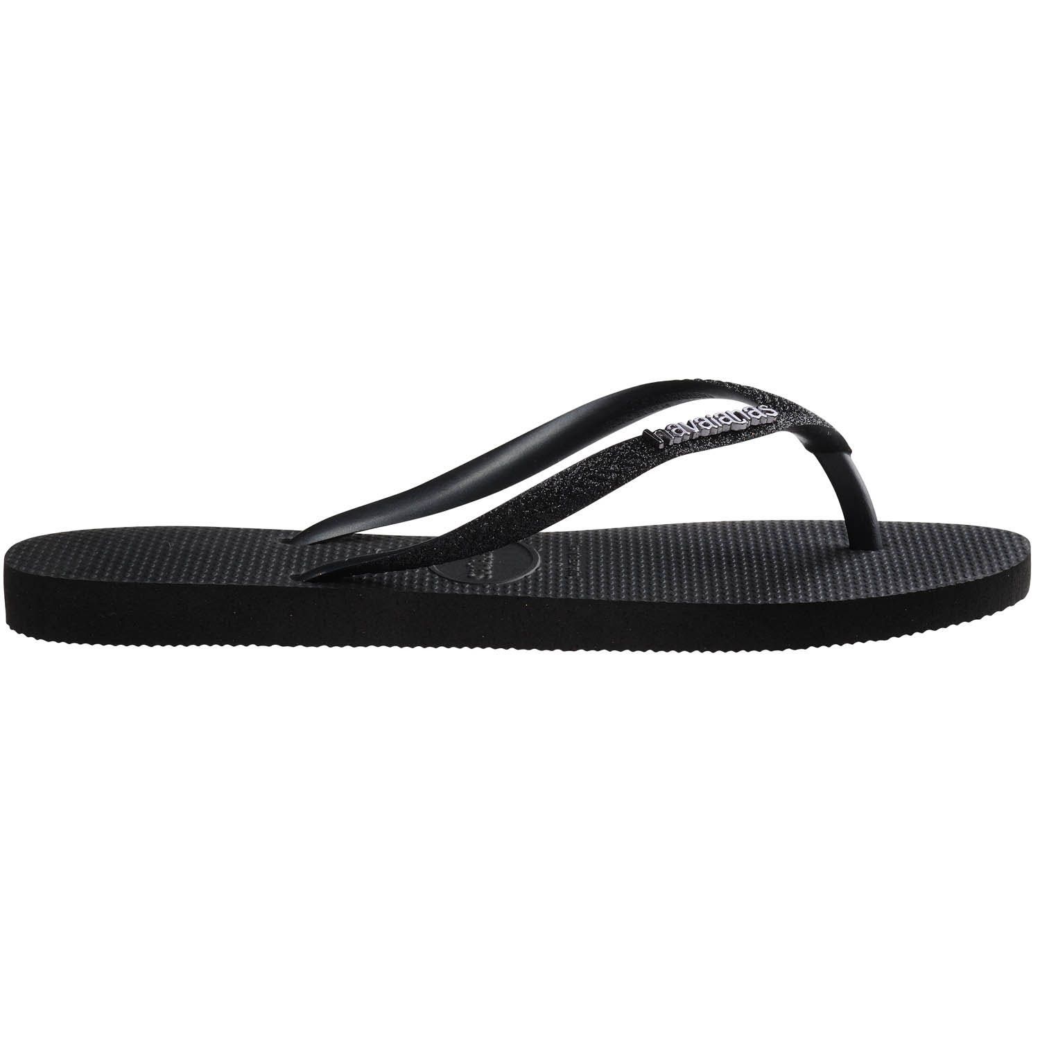 Havaianas SLIM GLITTER II - Zwart - Dames Slippers - Maat 35/36 - Lente/Zomer 2024