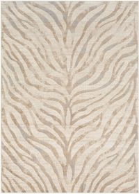 Surya Cybele Vloerkleed Zebra Boho Grijs Beige