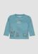 s.Oliver - Heren - T-shirt met korte mouwen en print - Turkse blauw