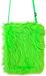 Widmann Sac à main en peluche vert néon