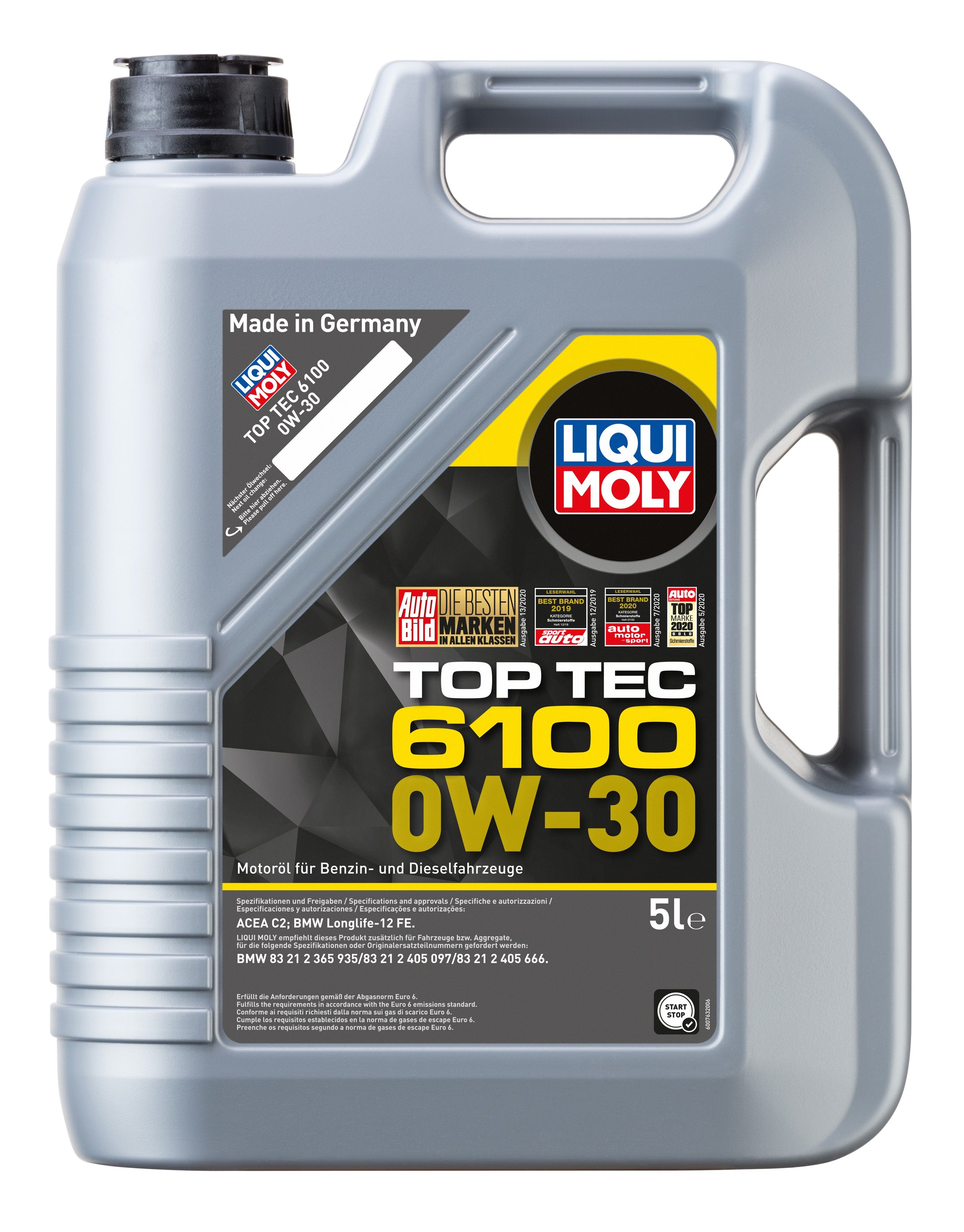 Liqui Moly Top Tec 6100 0W30 C2 5L