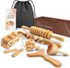 Maderotherapie set, 6 pièces, appareil de massage anti-cellulite, rouleau de massage musculaire, machine de massage cellulite, masseur cellulite