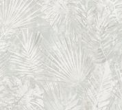 A.S. Création Natural Living 386384 jungle behang grijs beige wit