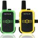 Retevis RT15 talkie-walkie pour enfants/adultes - Portofoon 16 canaux - VOX - Câble de chargement USB avec adaptateur - jaune/vert