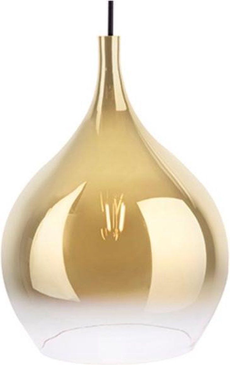 Leitmotiv Hanglamp Drup 26 X 35,5 Cm E27 Glas 40w Goud | Goud